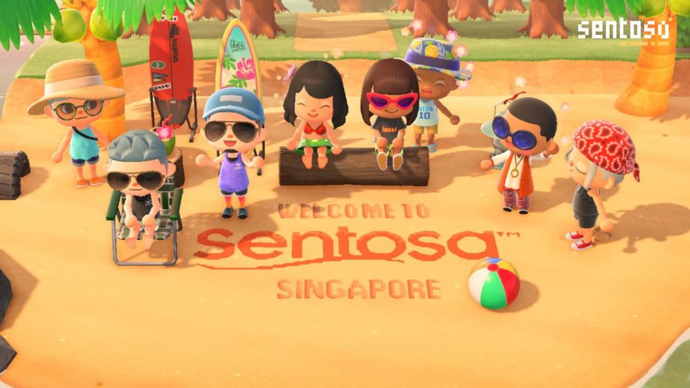 Sentosa builds their own island on the popular Nintendo Switch game, Animal Crossing: New Horizons