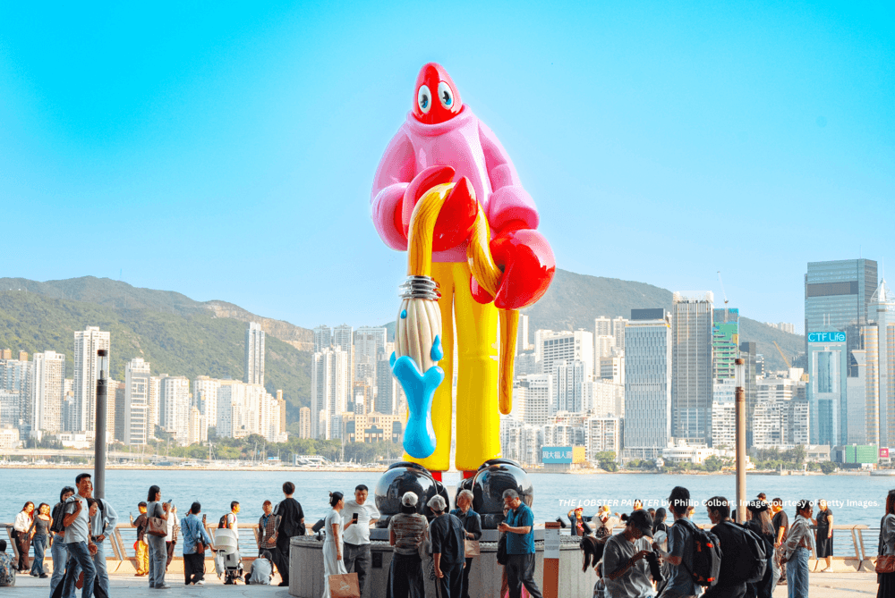 Philip Colbert’s THE LOBSTER PAINTER takes over K11 MUSEA Harbourfront Promenade